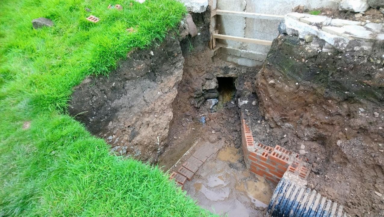 manhole cleared
