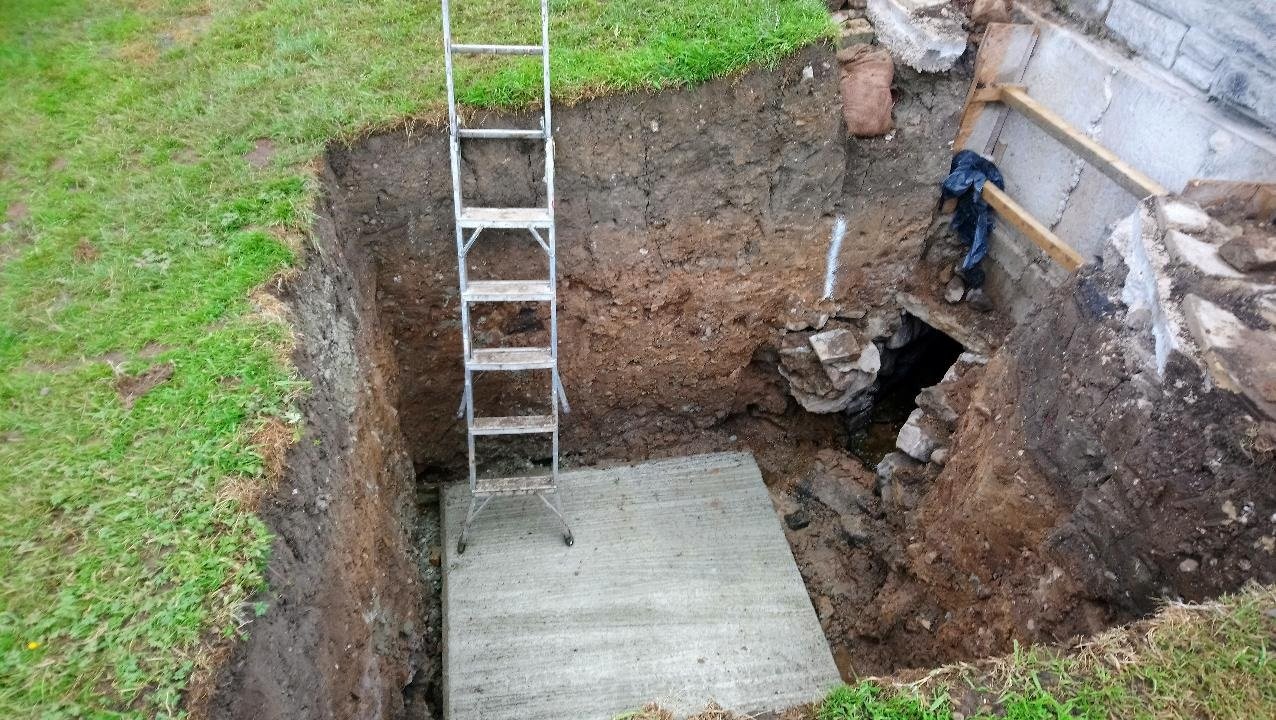 manhole started