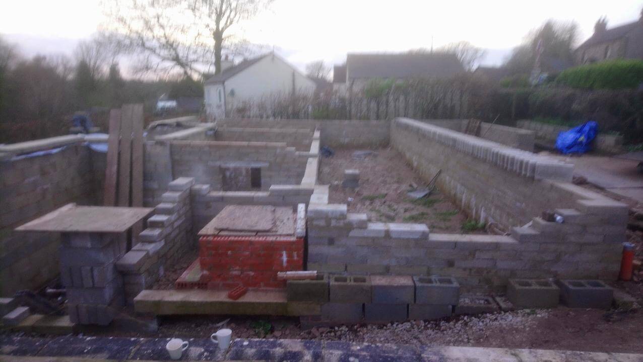 Continue supporting walls