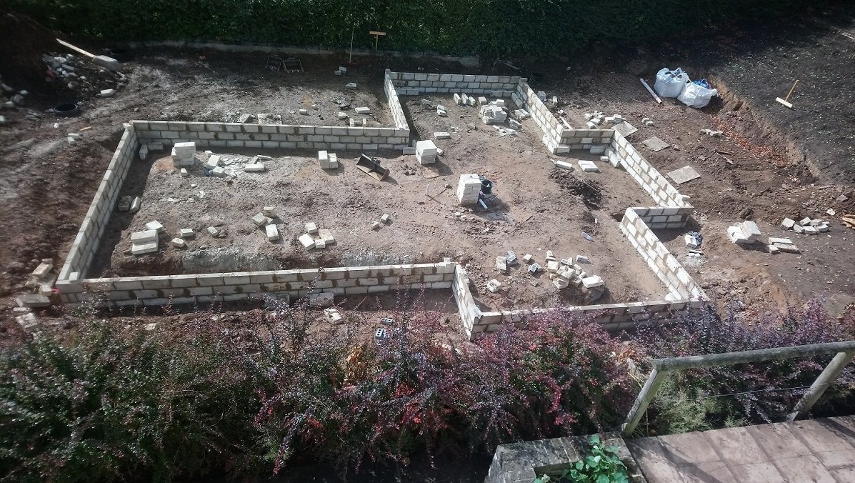 Walls started